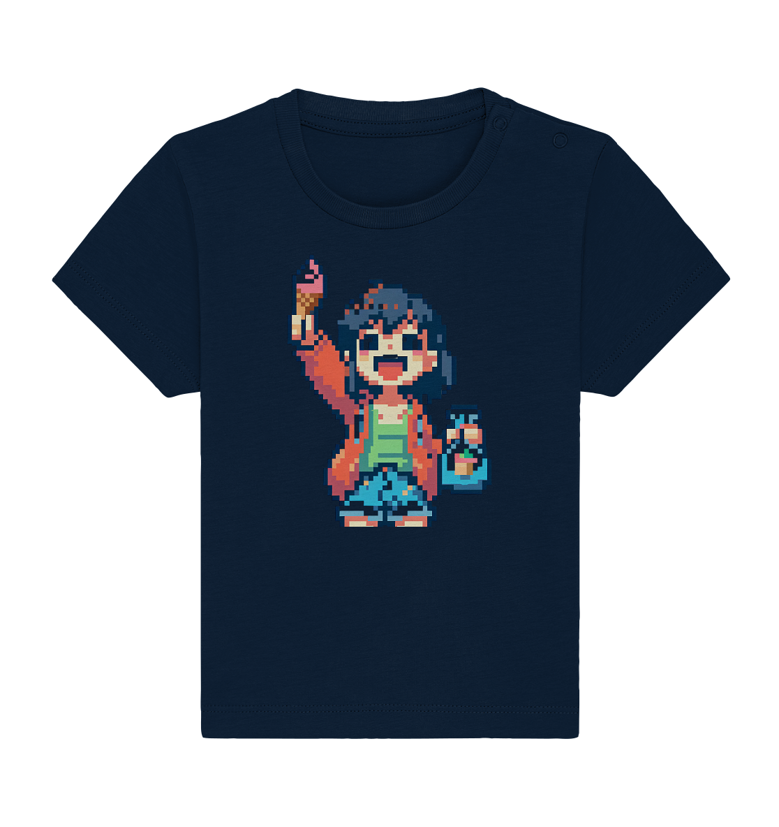 Moritz World: Happy Ice Girl - Baby Organic Shirt