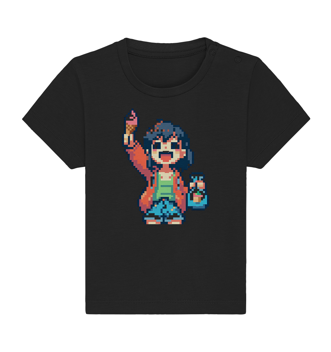 Moritz World: Happy Ice Girl - Baby Organic Shirt