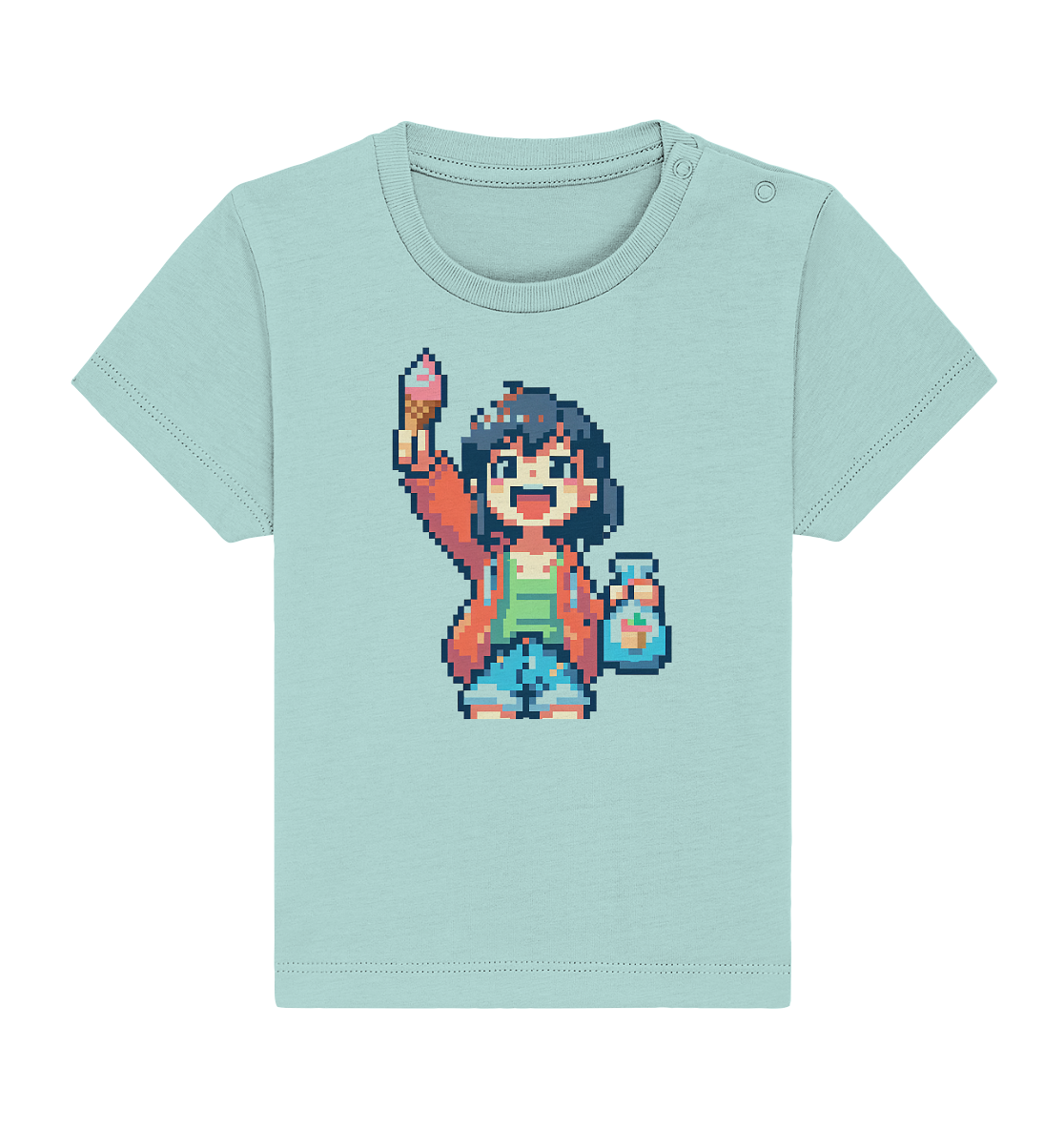 Moritz World: Happy Ice Girl - Baby Organic Shirt