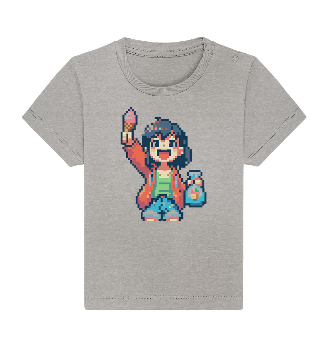 Moritz World: Happy Ice Girl - Baby Organic Shirt