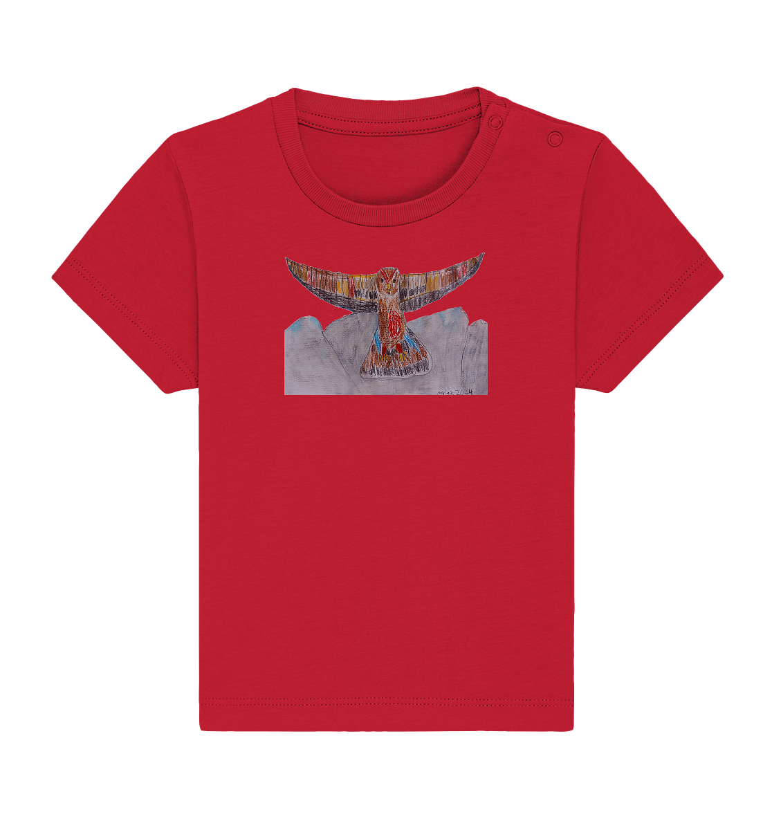 Moritz World: Flying Eagle - Edelstahl-Trinkflasche Kinder
