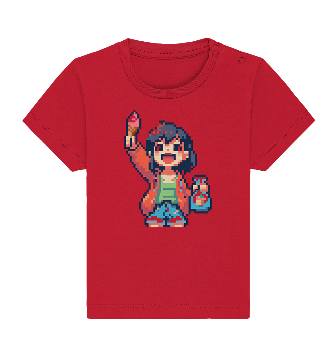 Moritz World: Happy Ice Girl - Baby Organic Shirt