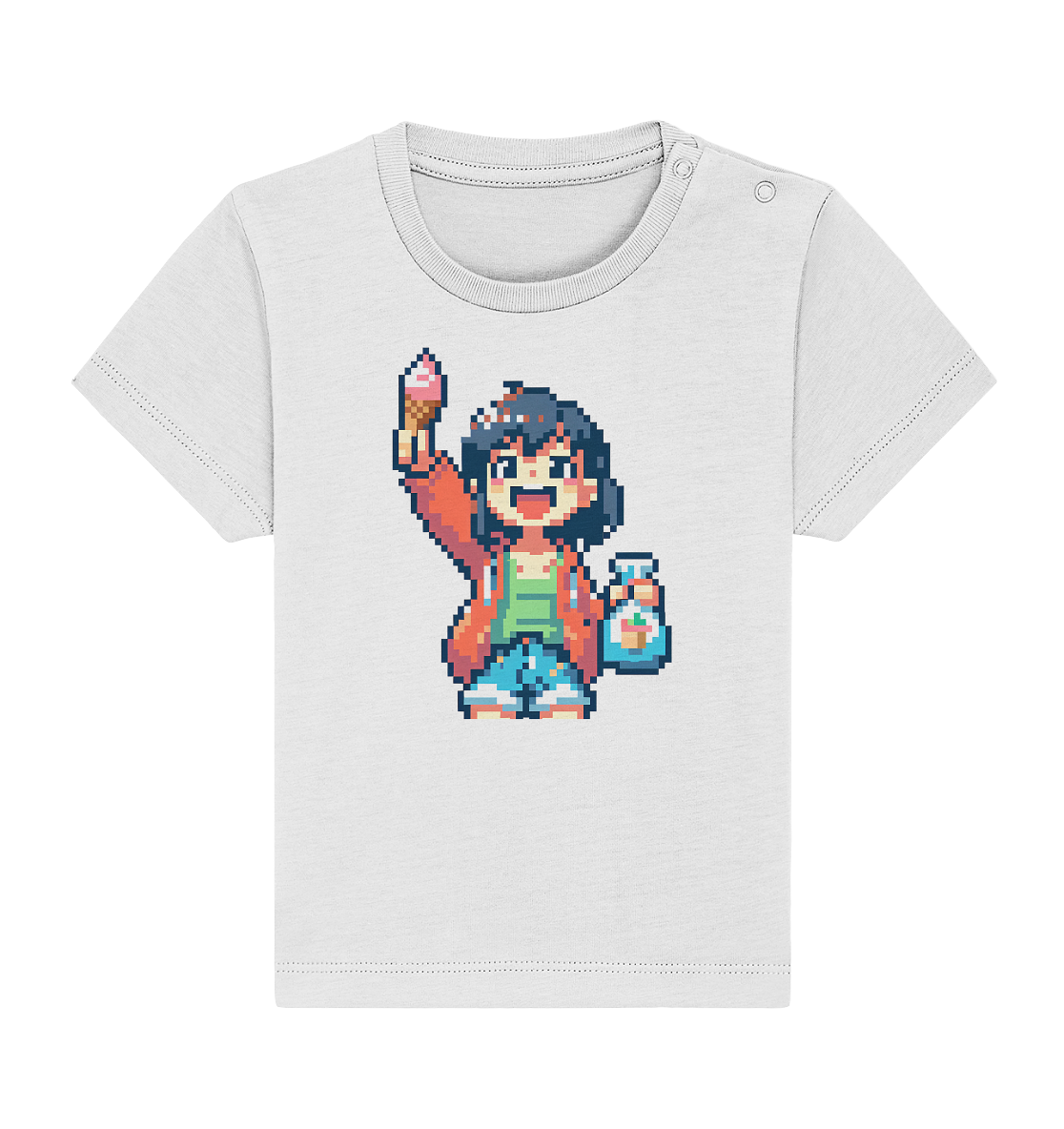 Moritz World: Happy Ice Girl - Baby Organic Shirt