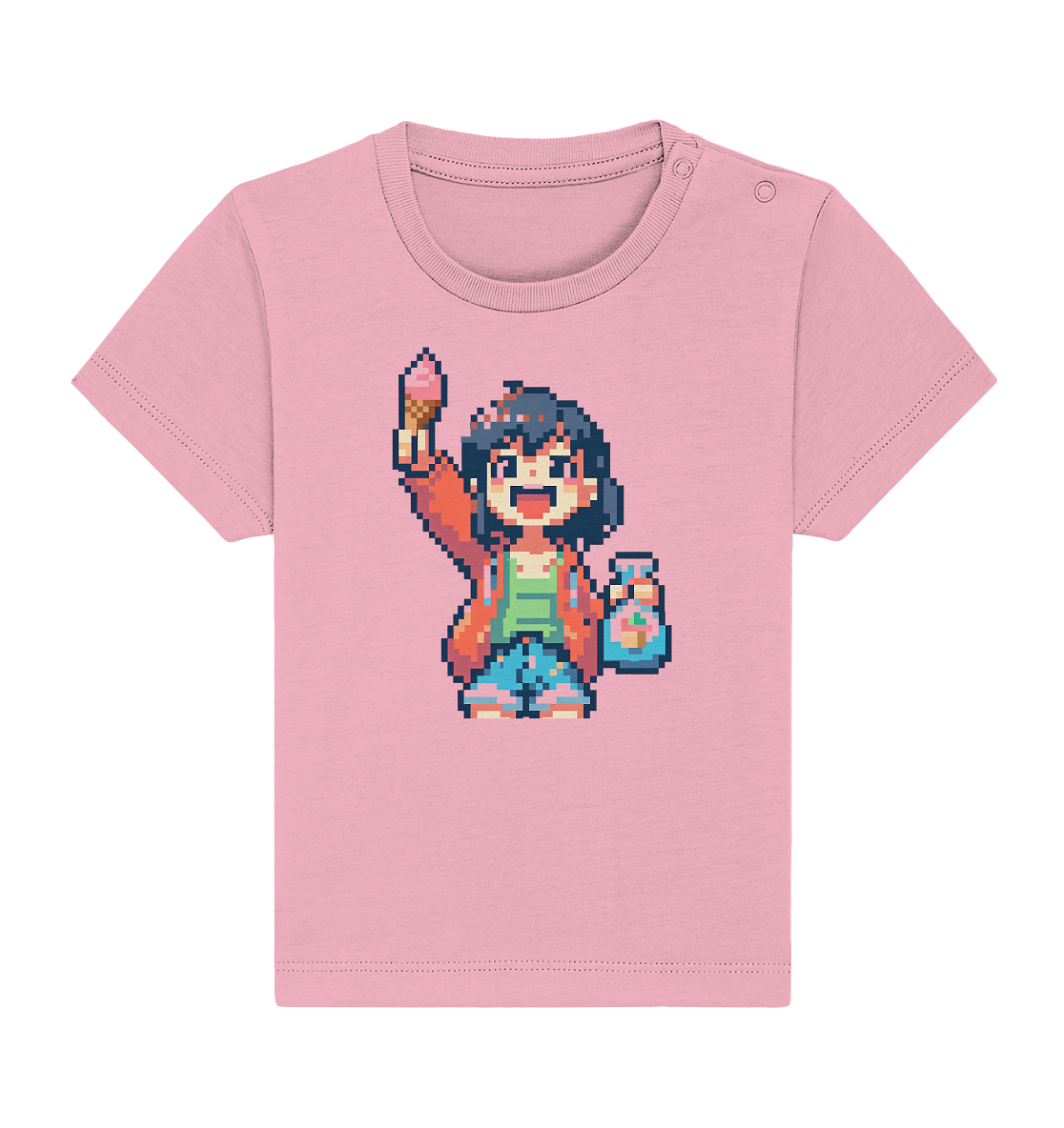 Moritz World: Happy Ice Girl - Baby Organic Shirt