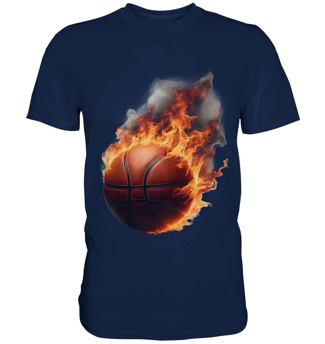 T-Shirt Basketball on Fire - Classic Shirt