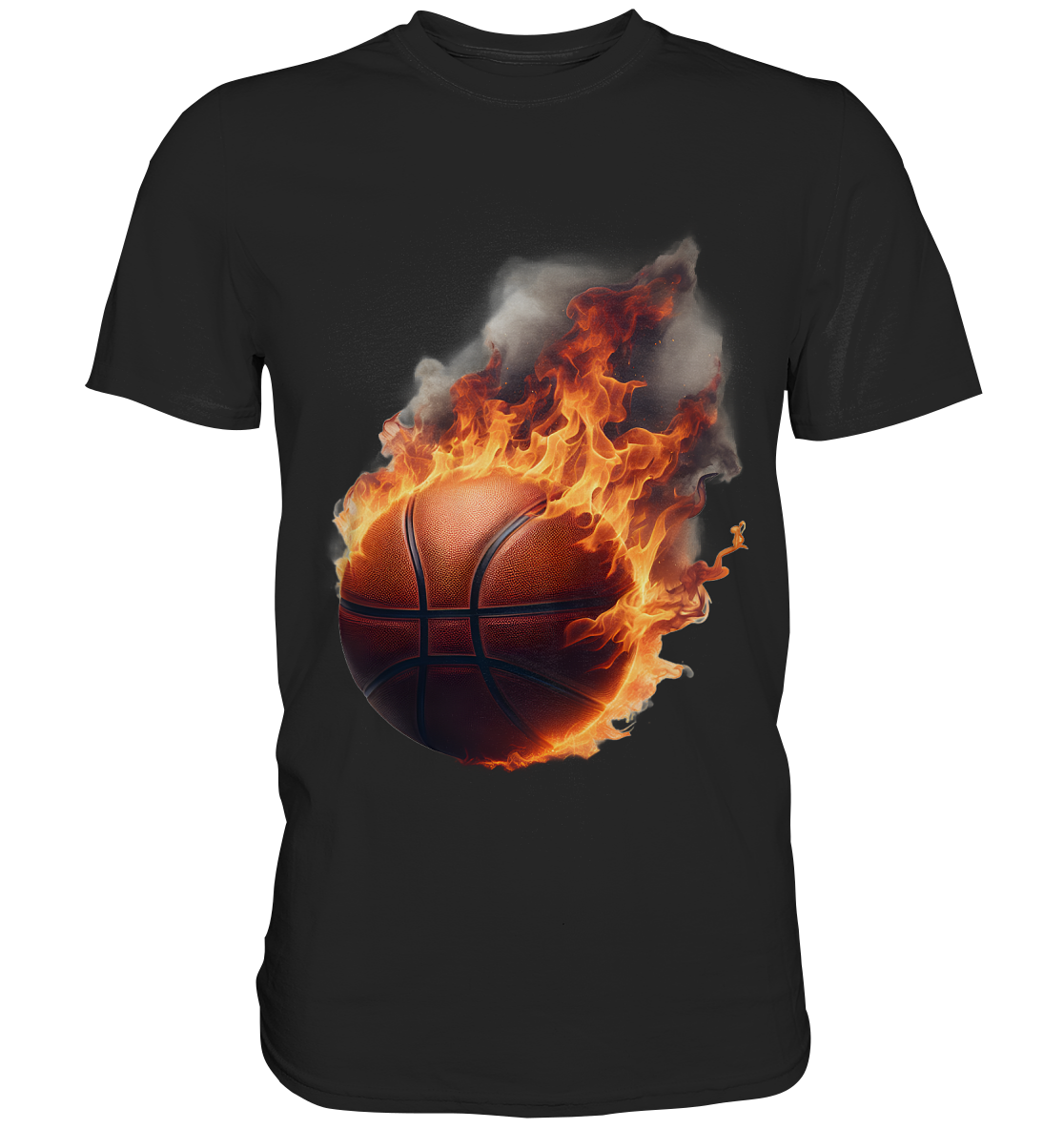 T-Shirt Basketball on Fire - Classic Shirt