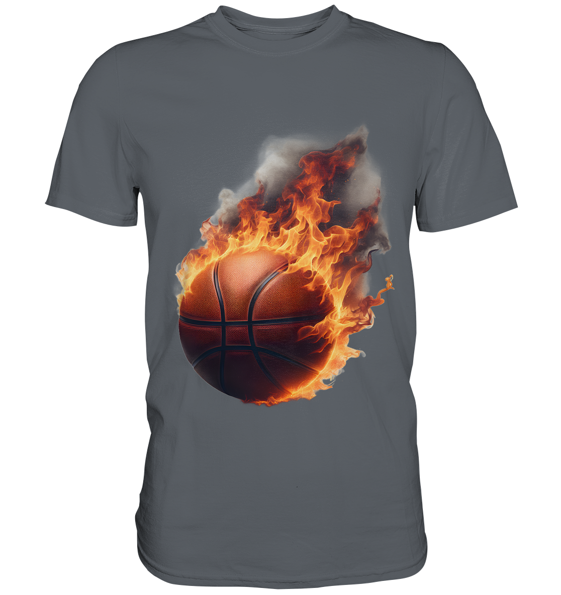 T-Shirt Basketball on Fire - Classic Shirt