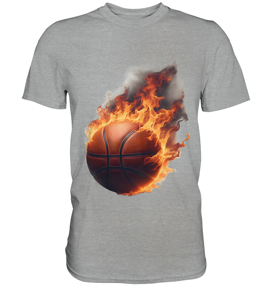 T-Shirt Basketball on Fire - Classic Shirt