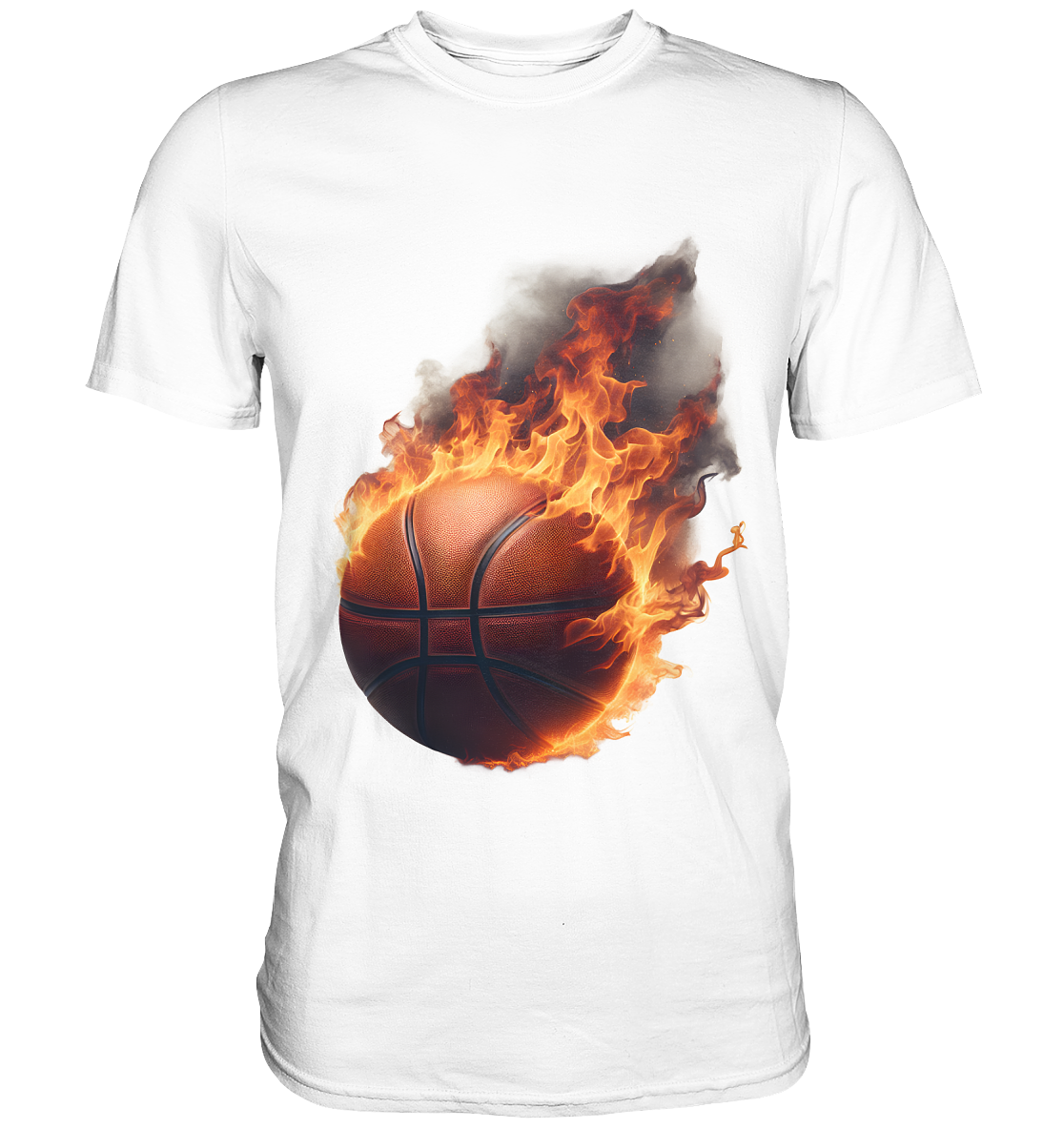 T-Shirt Basketball on Fire - Classic Shirt