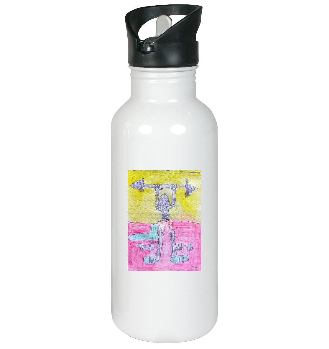 Moritz World: Gorilla Gym - Thermoflasche Trinkflasche Kinder