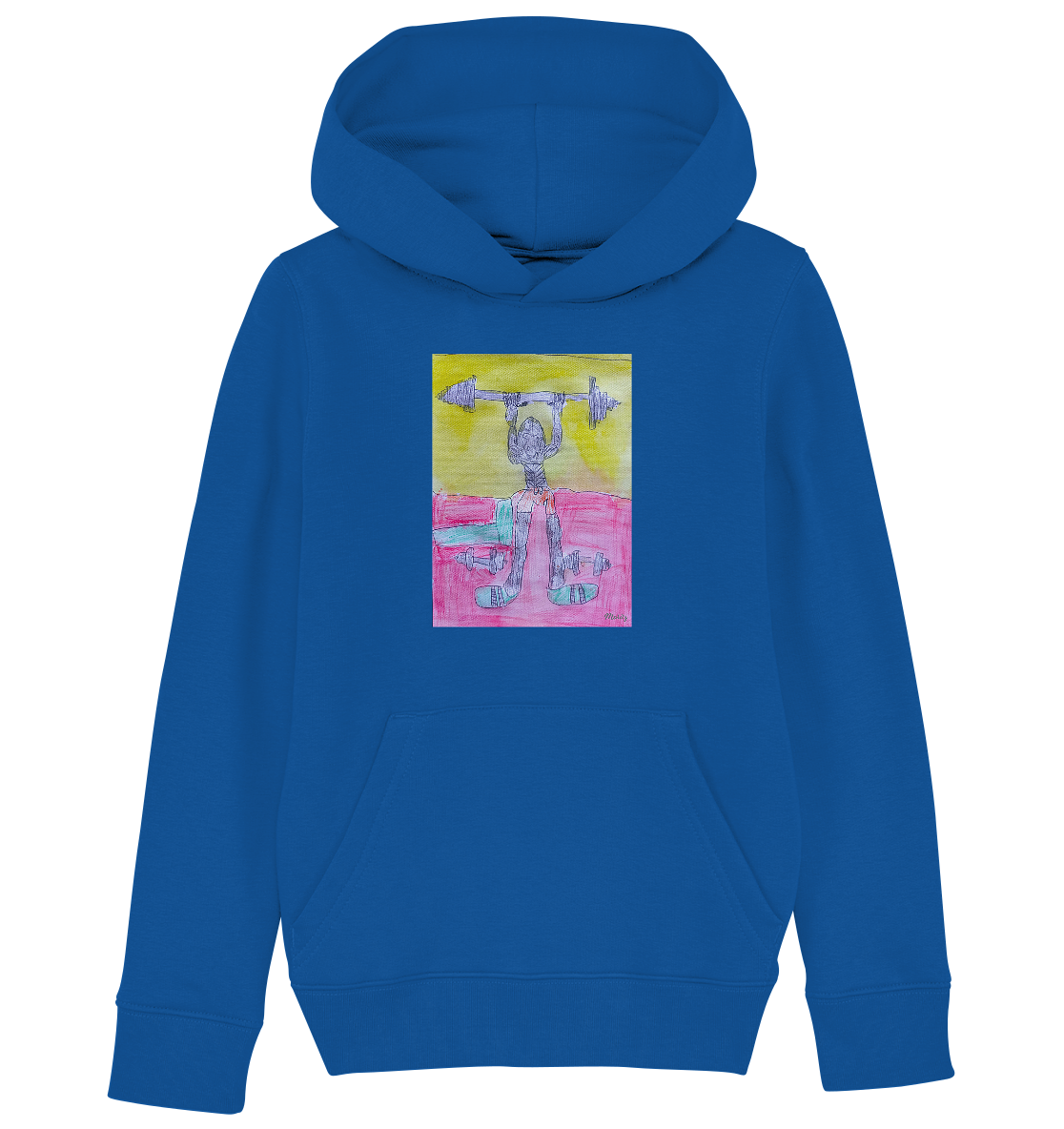 Moritz World: Gorilla Gym - Kinder Organic Hoodie Kapuzensweatshirt