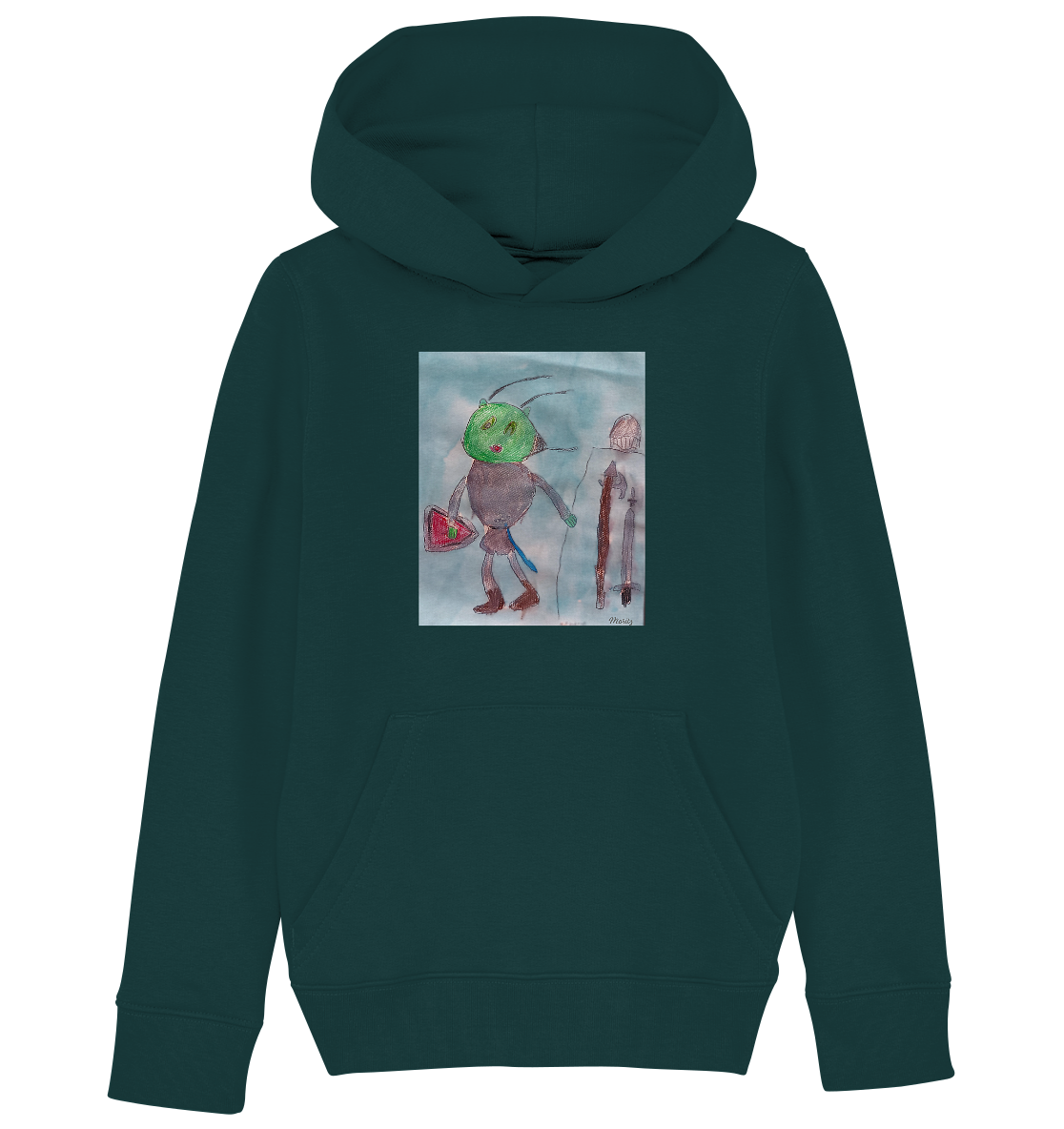 Moritz World: Brave Knight - Kinder Organic Hoodie/Kapuzenpullover