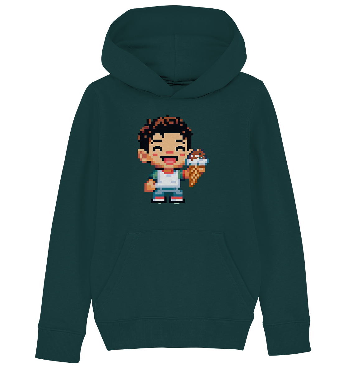 Moritz World: Happy Ice Boy - Kinder Organic Hoodie Kapuzensweatshirt