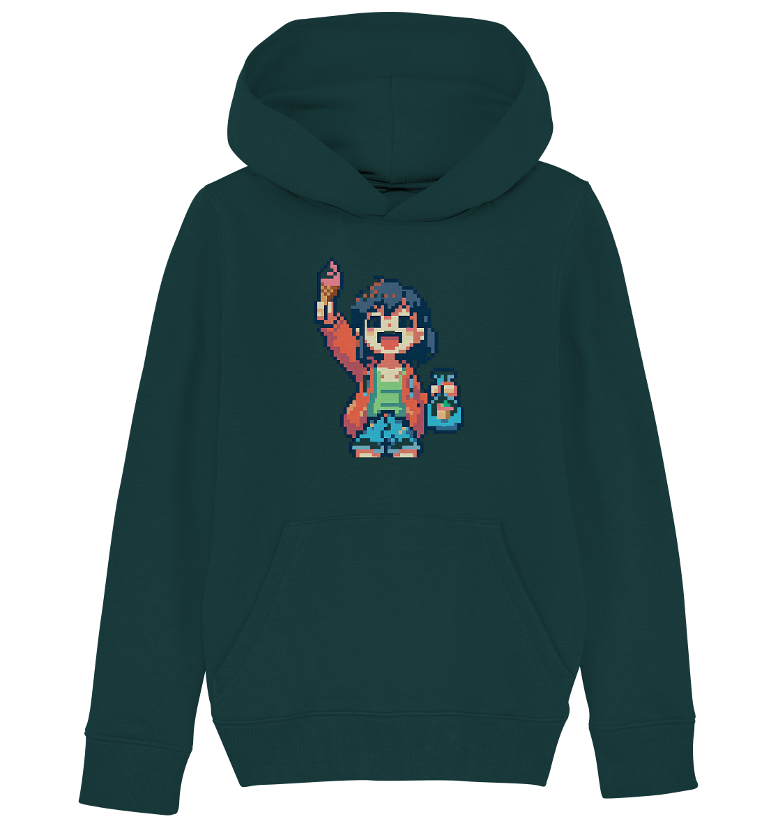 Moritz World: Happy Ice Girl - Kids Organic Hoodie