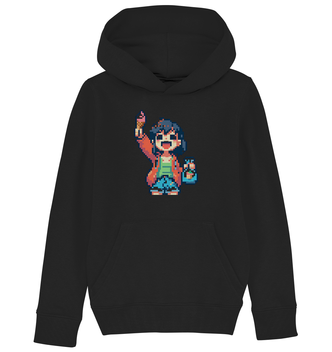 Moritz World: Happy Ice Girl - Kids Organic Hoodie
