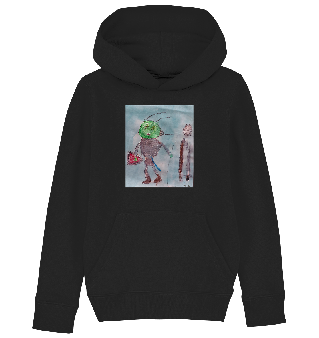 Moritz World: Brave Knight - Kinder Organic Hoodie/Kapuzenpullover