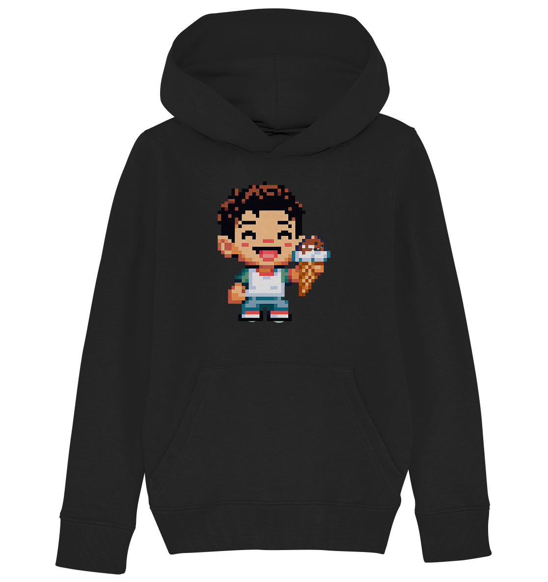 Moritz World: Happy Ice Boy - Kinder Organic Hoodie Kapuzensweatshirt