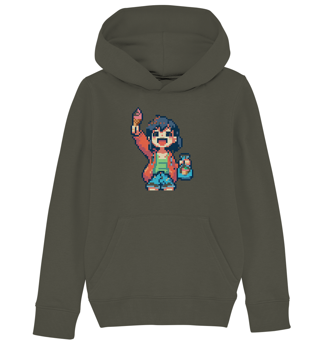 Moritz World: Happy Ice Girl - Kids Organic Hoodie
