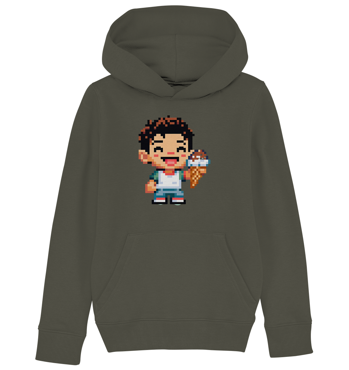 Moritz World: Happy Ice Boy - Kinder Organic Hoodie Kapuzensweatshirt