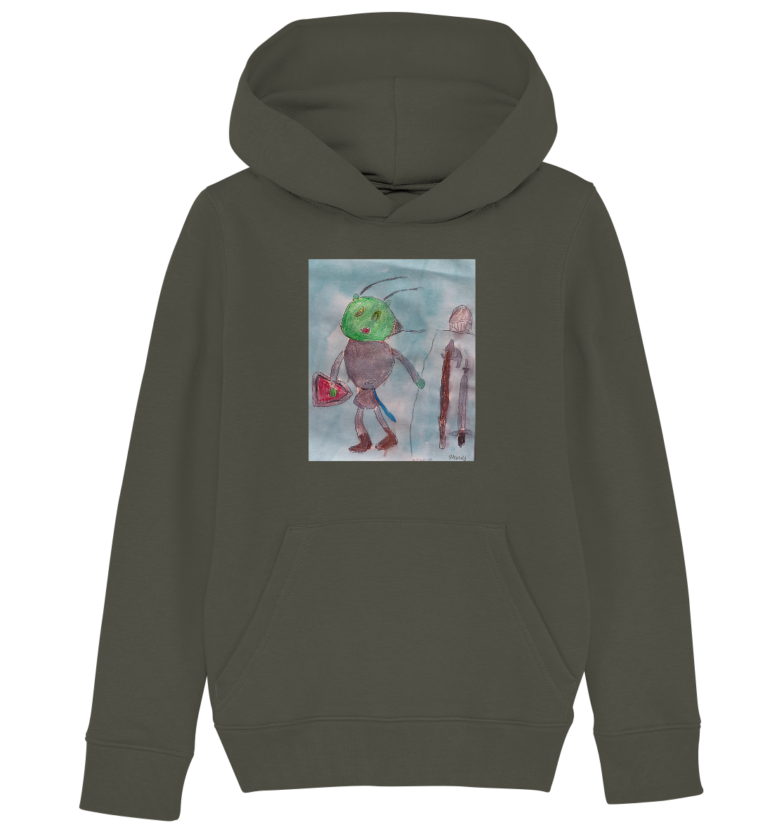 Moritz World: Brave Knight - Kinder Organic Hoodie/Kapuzenpullover