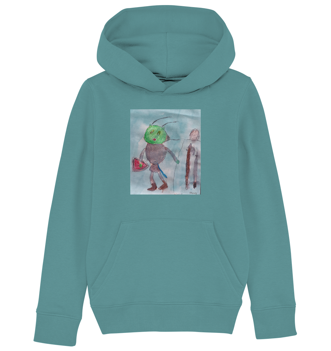 Moritz World: Brave Knight - Kinder Organic Hoodie/Kapuzenpullover