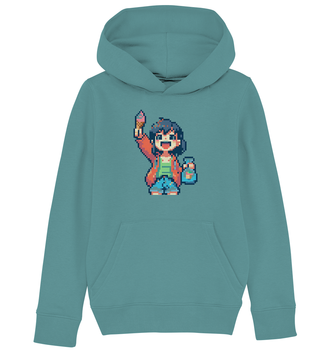 Moritz World: Happy Ice Girl - Kids Organic Hoodie
