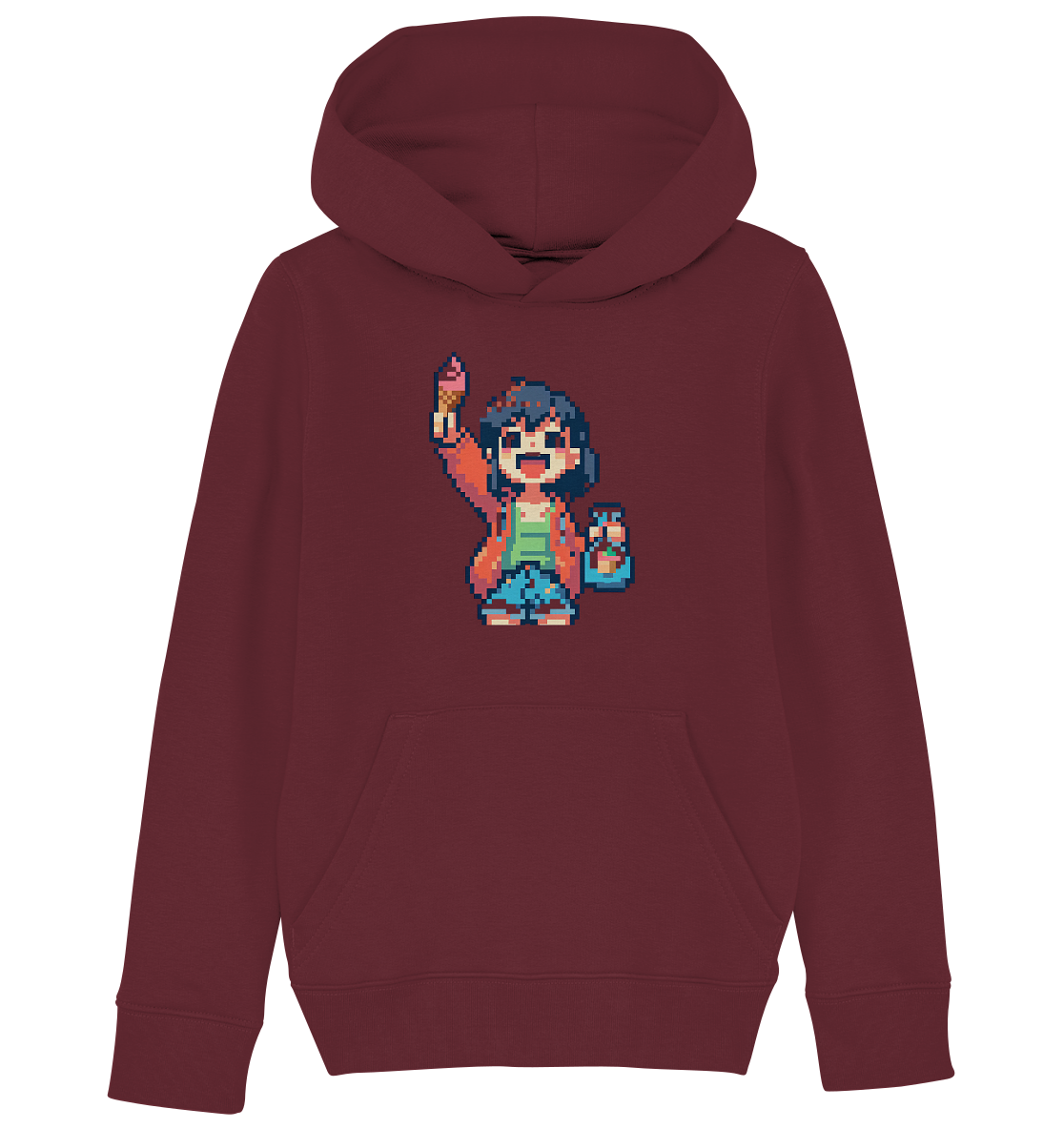 Moritz World: Happy Ice Girl - Kids Organic Hoodie
