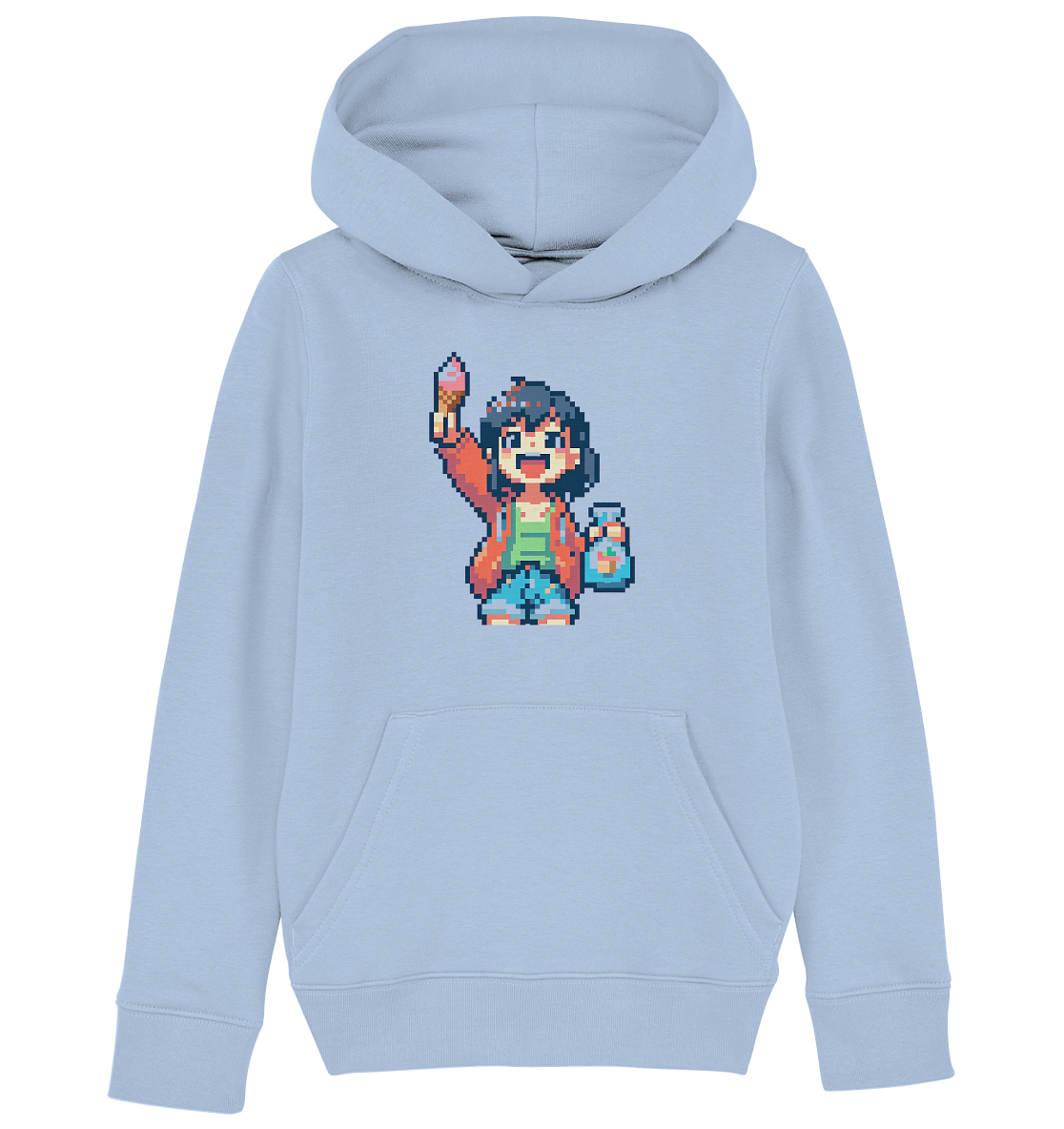 Moritz World: Happy Ice Girl - Kids Organic Hoodie