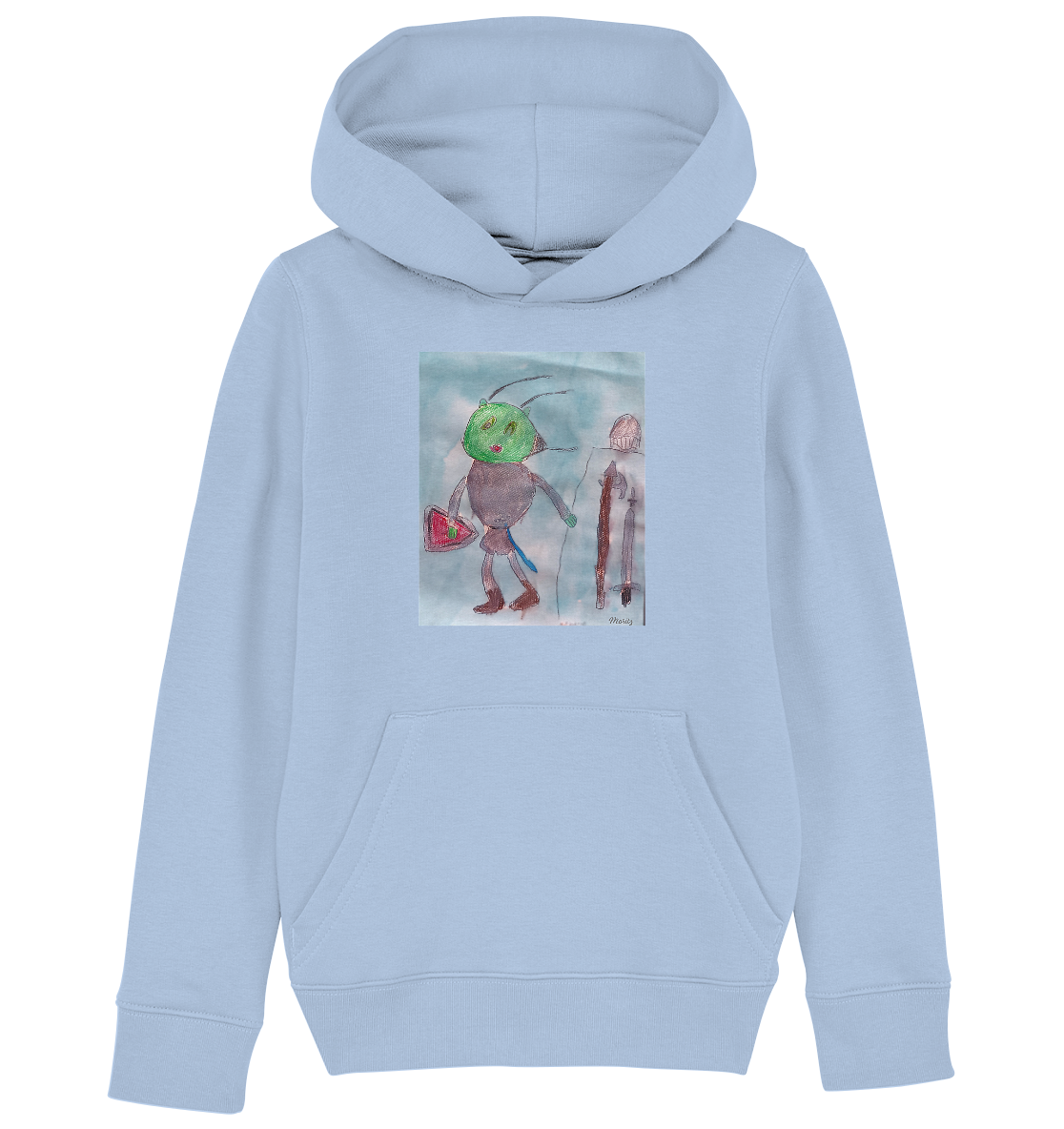 Moritz World: Brave Knight - Kinder Organic Hoodie/Kapuzenpullover
