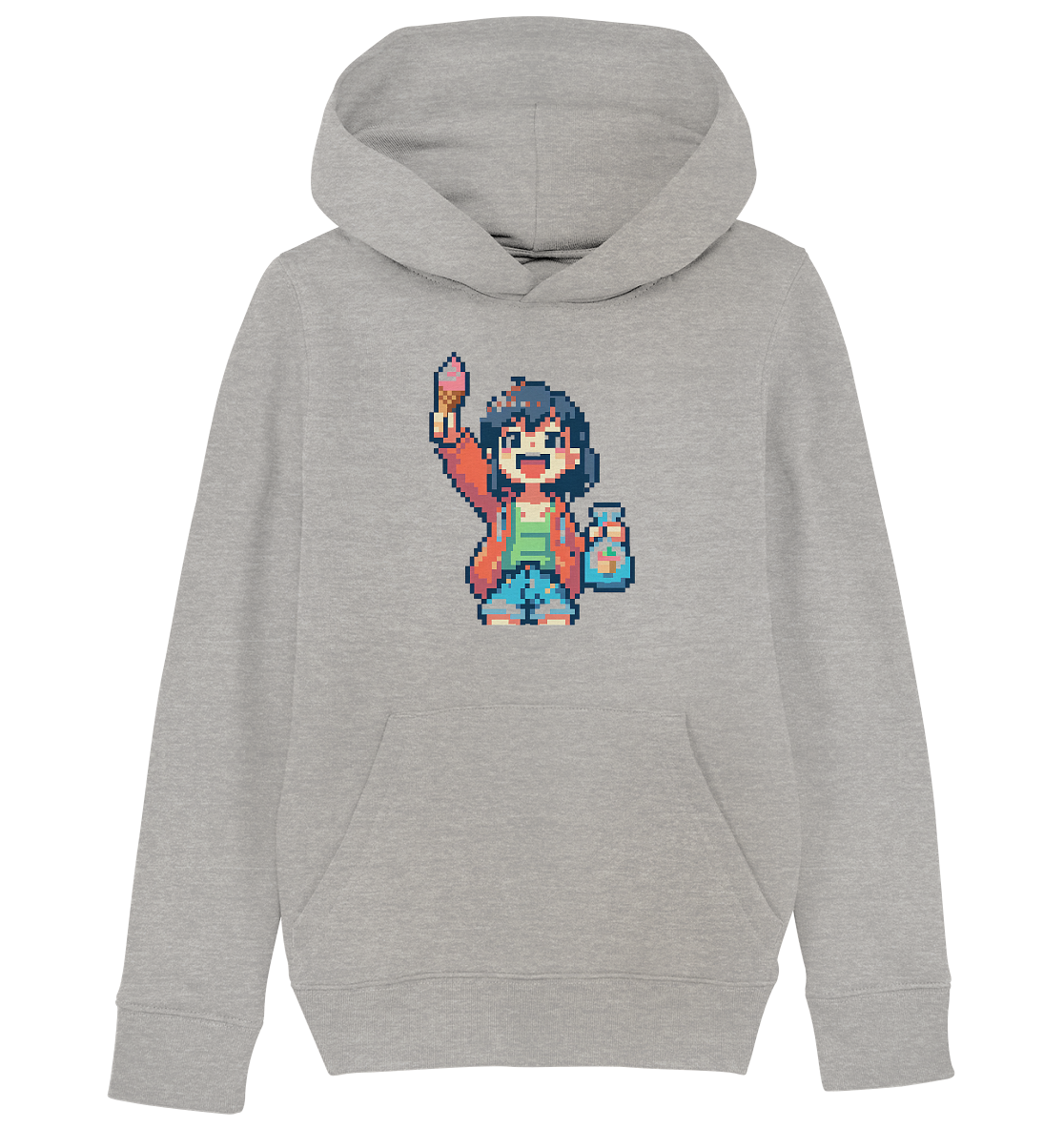 Moritz World: Happy Ice Girl - Kids Organic Hoodie