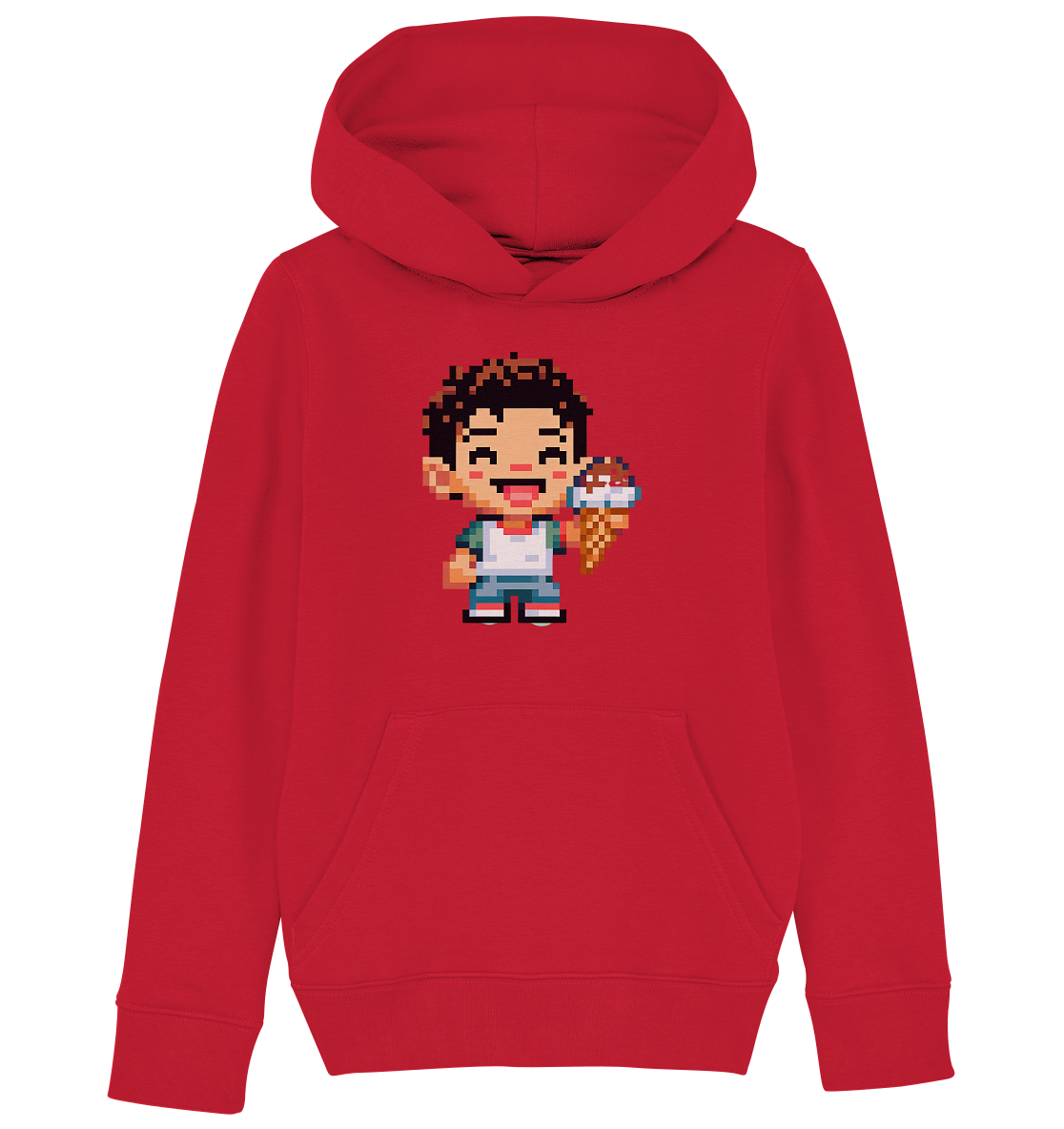 Moritz World: Happy Ice Boy - Kinder Organic Hoodie Kapuzensweatshirt
