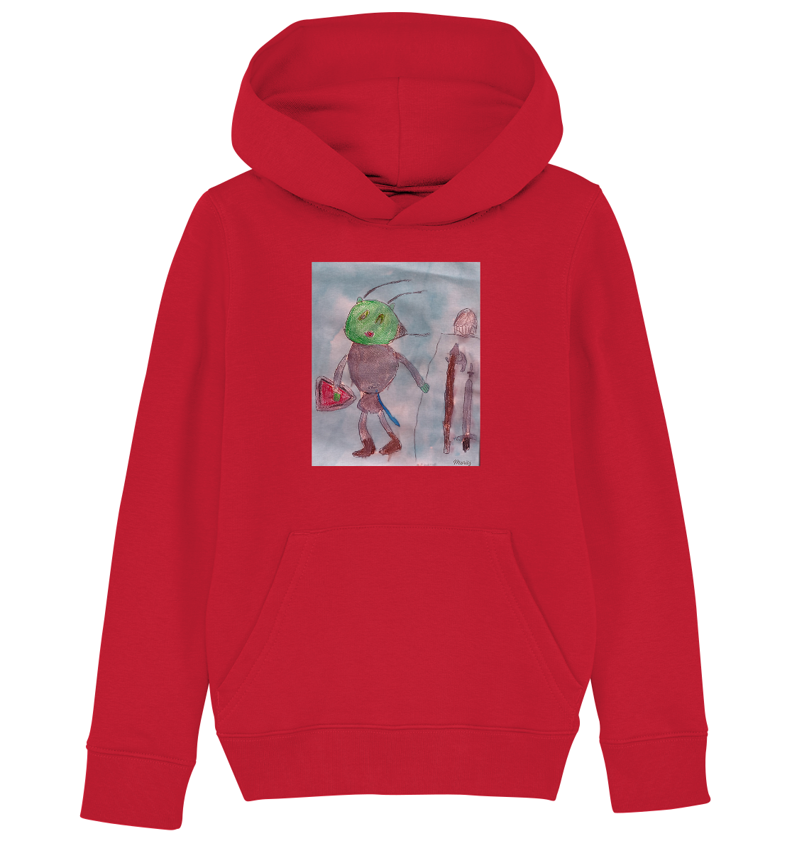 Moritz World: Brave Knight - Kinder Organic Hoodie/Kapuzenpullover
