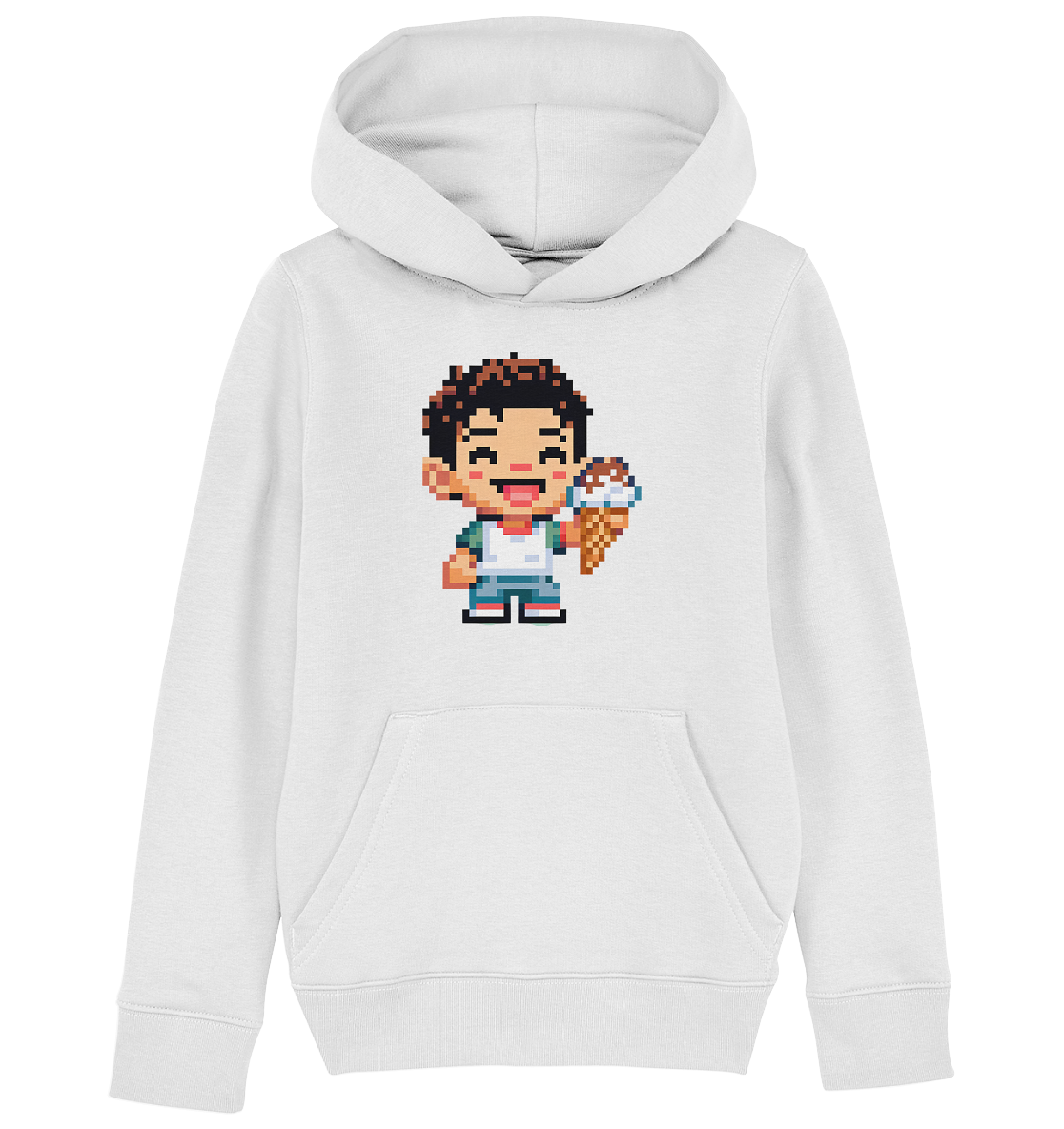 Moritz World: Happy Ice Boy - Kinder Organic Hoodie Kapuzensweatshirt