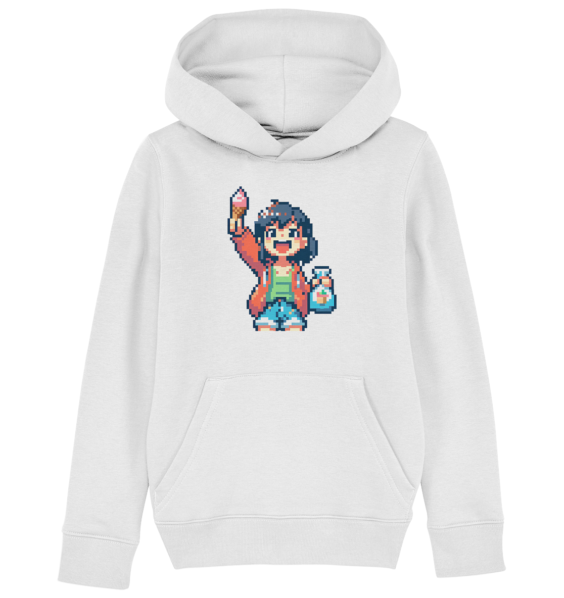 Moritz World: Happy Ice Girl - Kids Organic Hoodie