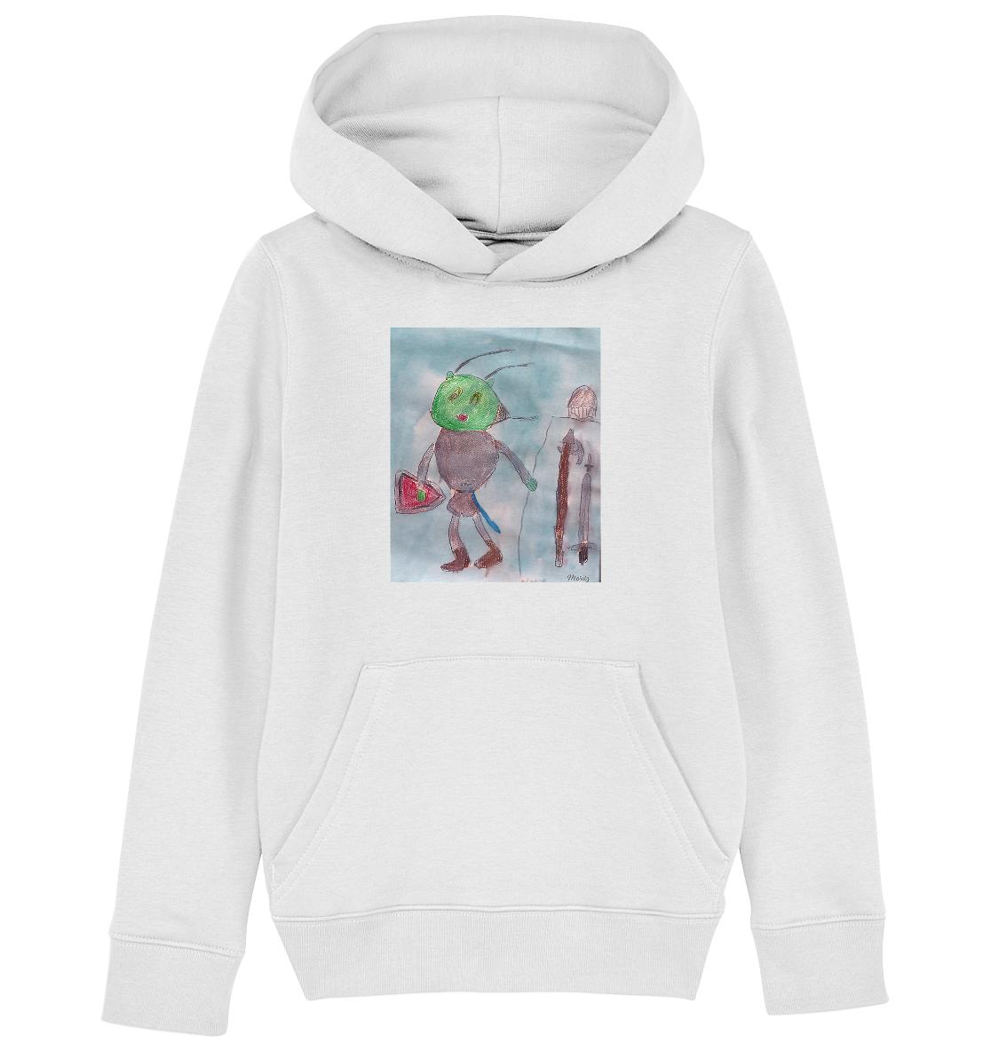 Moritz World: Brave Knight - Kinder Organic Hoodie/Kapuzenpullover