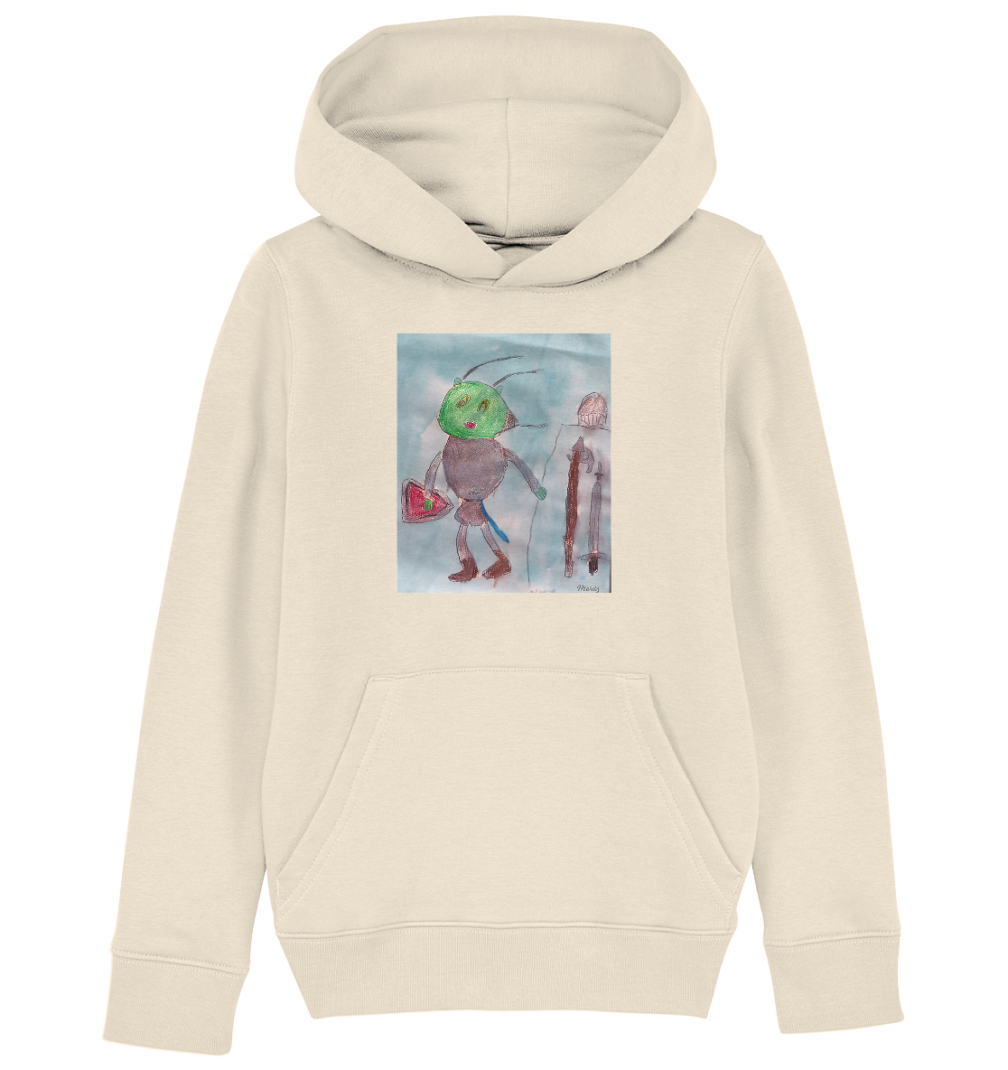 Moritz World: Brave Knight - Kinder Organic Hoodie/Kapuzenpullover