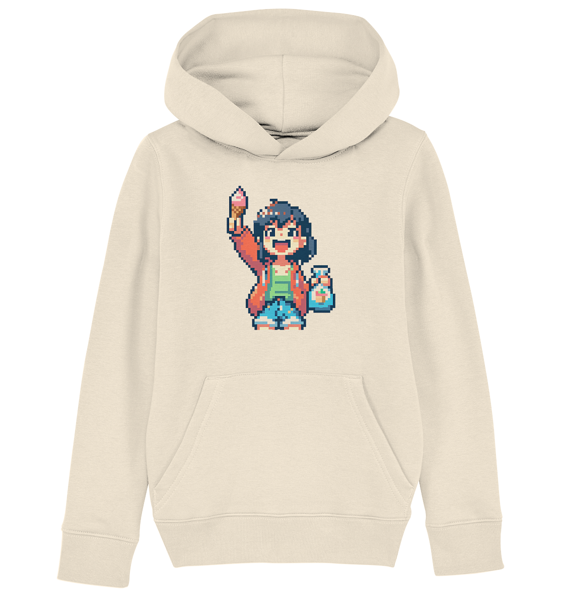 Moritz World: Happy Ice Girl - Kids Organic Hoodie