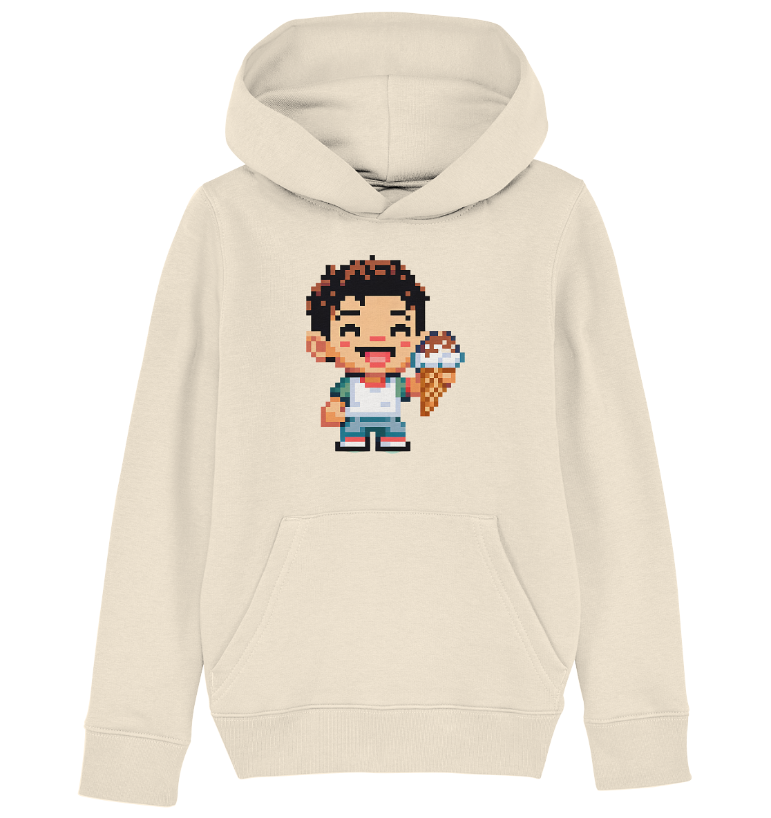 Moritz World: Happy Ice Boy - Kinder Organic Hoodie Kapuzensweatshirt
