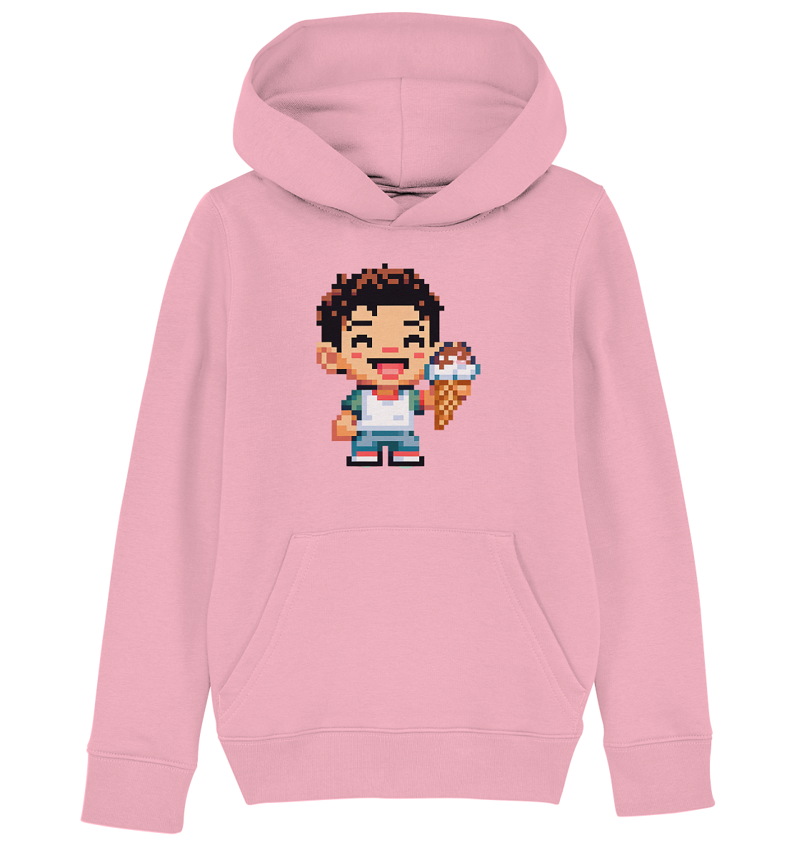 Moritz World: Happy Ice Boy - Kinder Organic Hoodie Kapuzensweatshirt