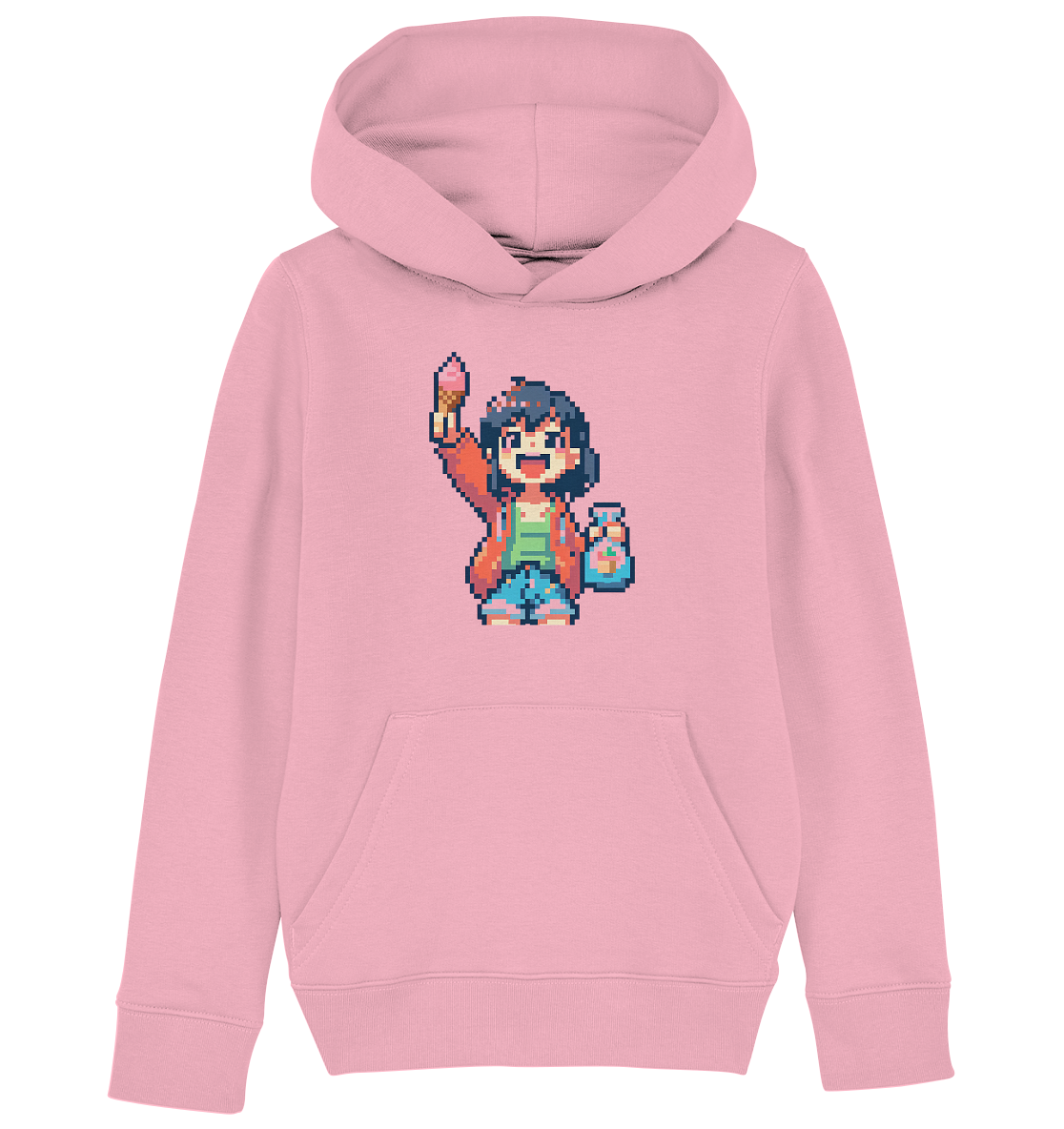 Moritz World: Happy Ice Girl - Kids Organic Hoodie