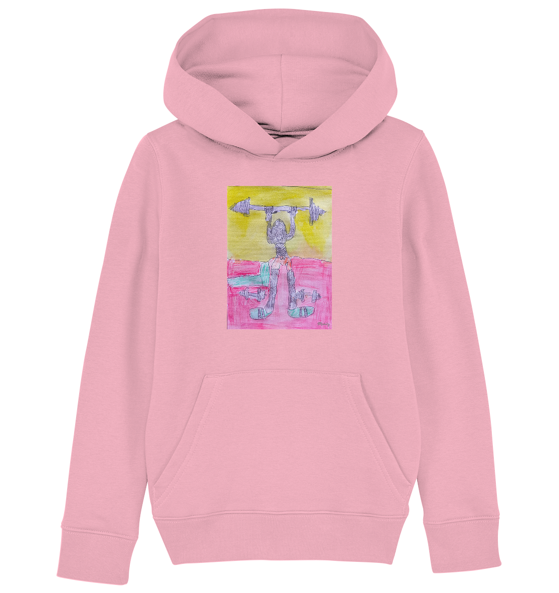Moritz World: Gorilla Gym - Kinder Organic Hoodie Kapuzensweatshirt