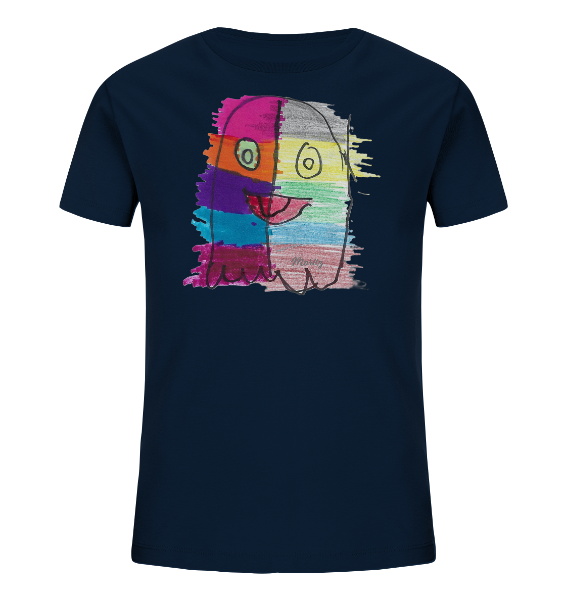 Funny Ghost - Kinder Organic T-Shirt