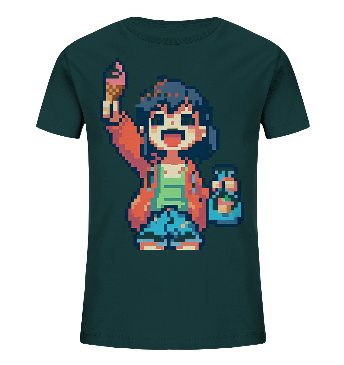 Moritz World: Happy Ice Girl - Kids Organic Shirt