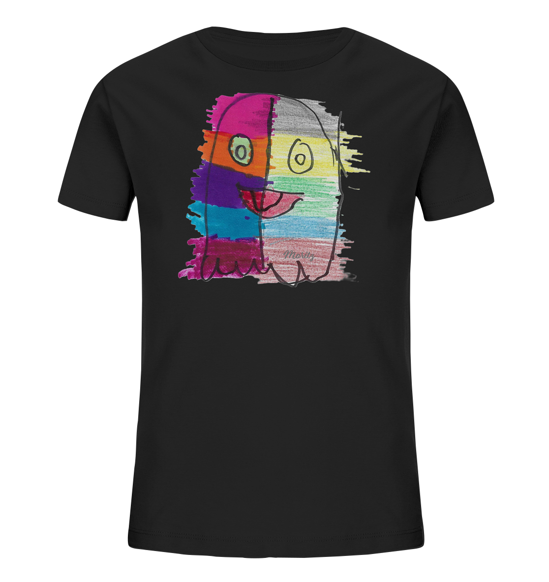 Funny Ghost - Kinder Organic T-Shirt