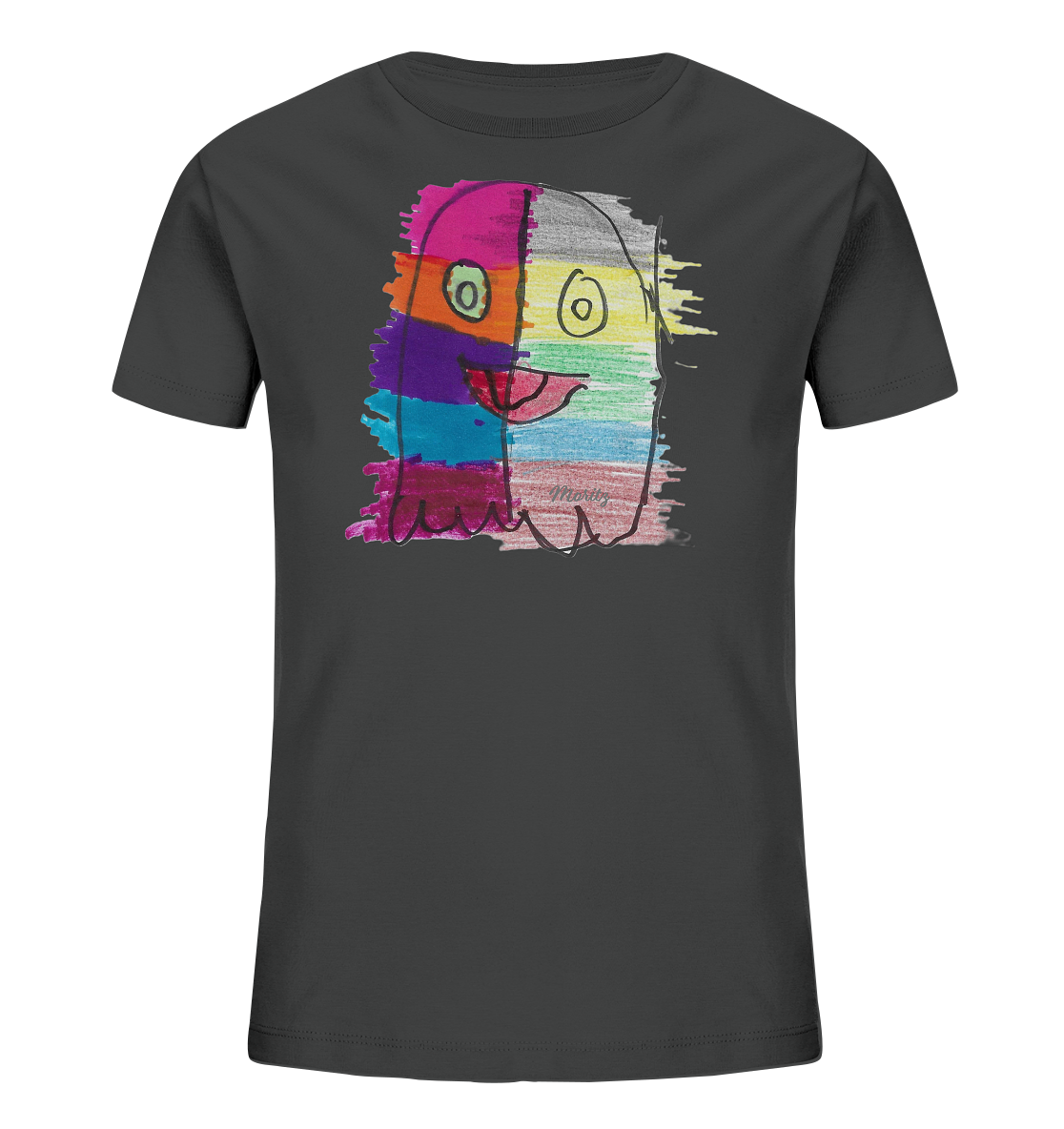 Funny Ghost - Kinder Organic T-Shirt