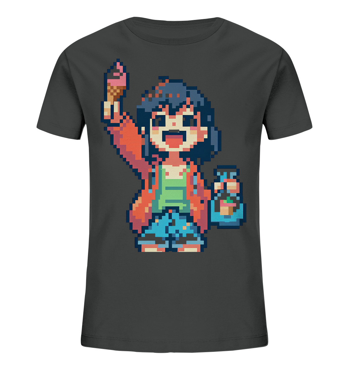 Moritz World: Happy Ice Girl - Kids Organic Shirt