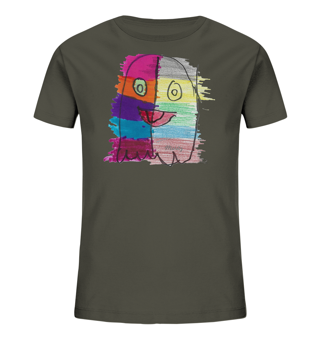 Funny Ghost - Kinder Organic T-Shirt