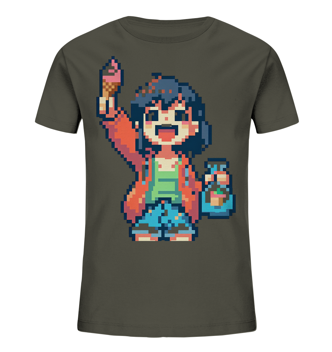 Moritz World: Happy Ice Girl - Kids Organic Shirt