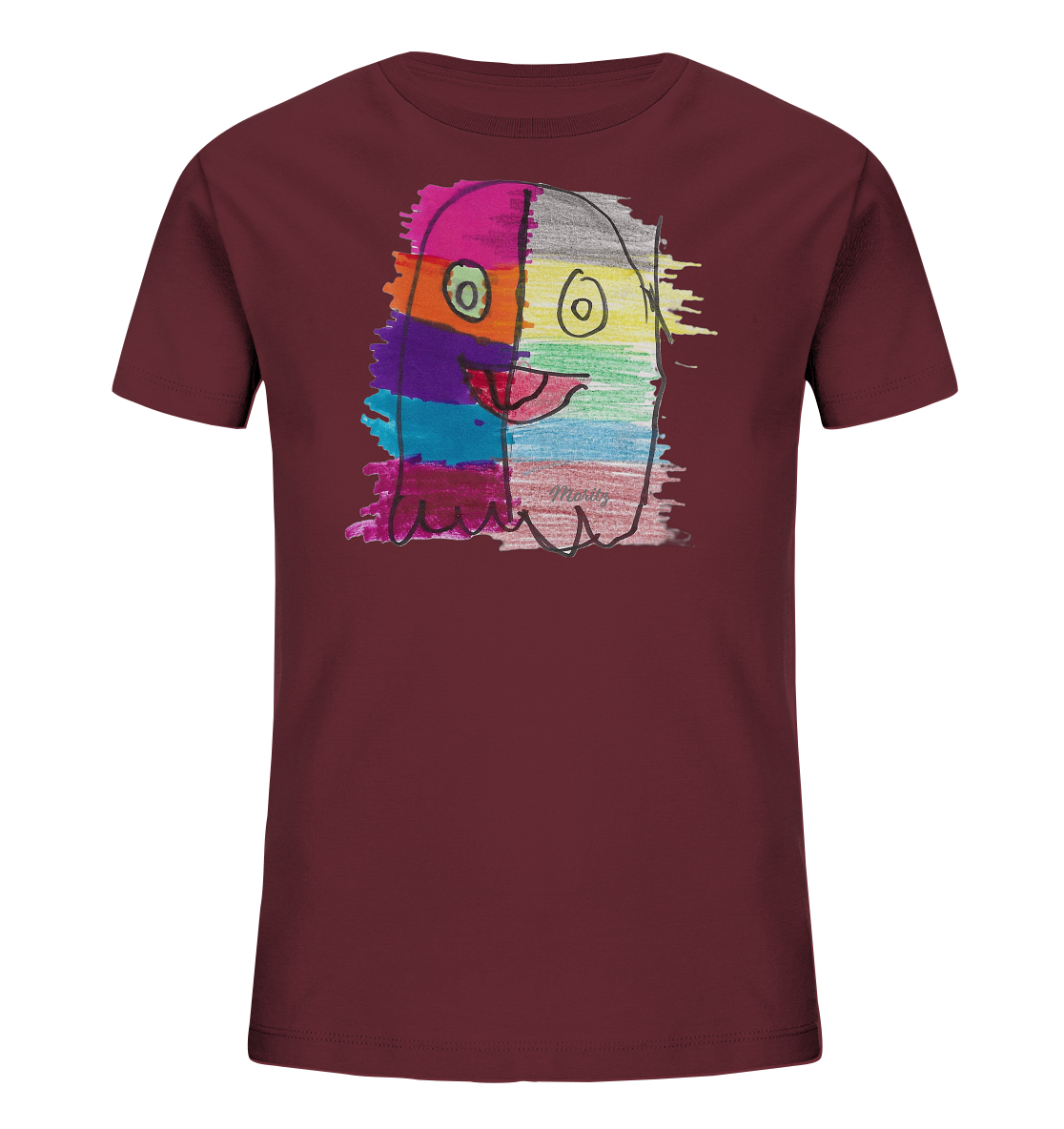 Funny Ghost - Kinder Organic T-Shirt