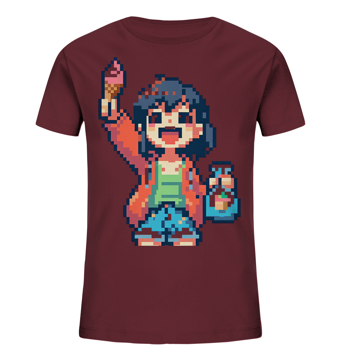 Moritz World: Happy Ice Girl - Kids Organic Shirt